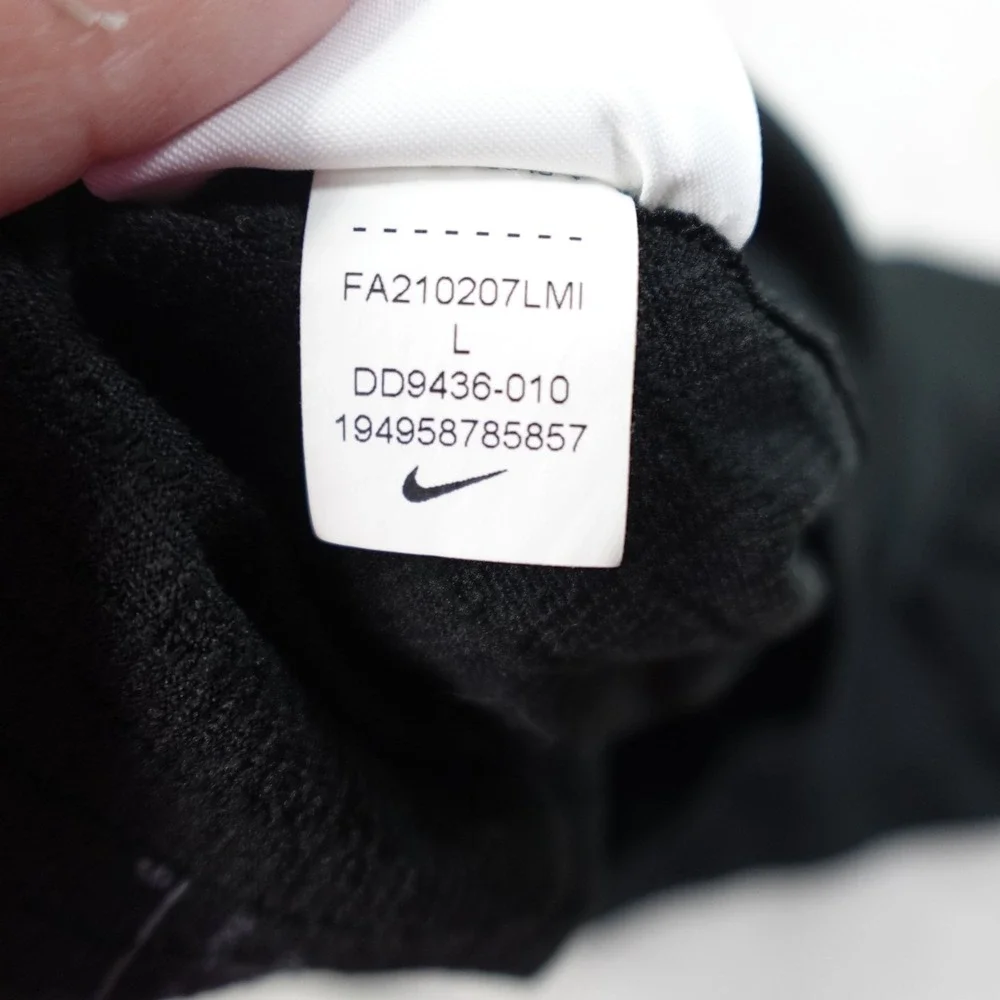 Nike x MMW NRG Mock Neck Shirt Mens Large Black Short Sleeve Performance DD9436